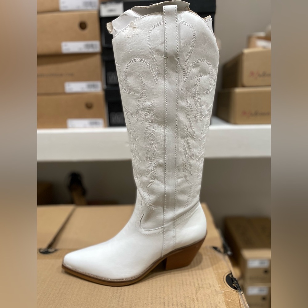 ⚠️❗️ Coconuts By Matisse Agency White Leather Boots